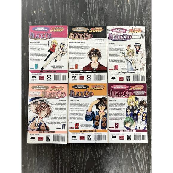 Black Cat Manga Volumes 1-13 English by Kentaro Yabuki - Paperback 1st Eds - Picture 3 of 16